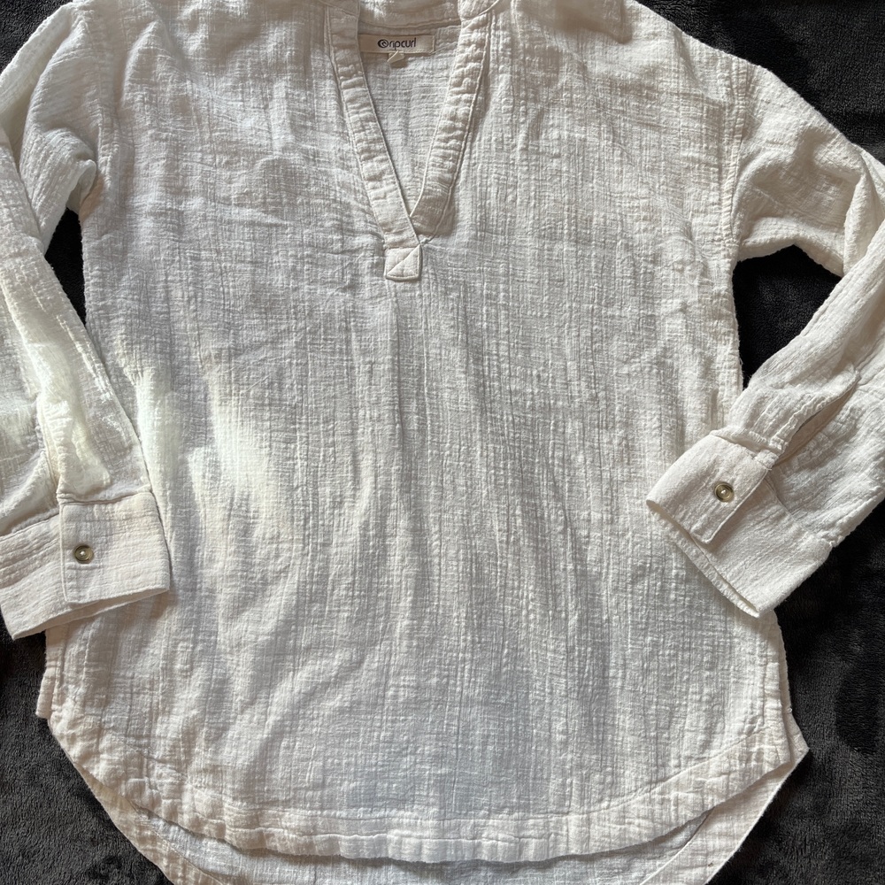 Rip Curl swim coverup, caftan, blouse